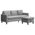Cecer Convertible Sectional Sofa with Storage Ottoman