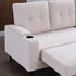 Cecer Pull-Out Reversible Sleeper Sofa Bed with Storage Ottoman