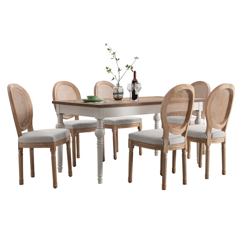 Cecer Modern Upholstered Dining Chairs Set of 2/4/6