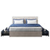 Cecer Upholstered Bed with 4 Storage Drawers