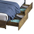Cecer King/Queen/Full Size Solid Wood Drawers Bed Frame