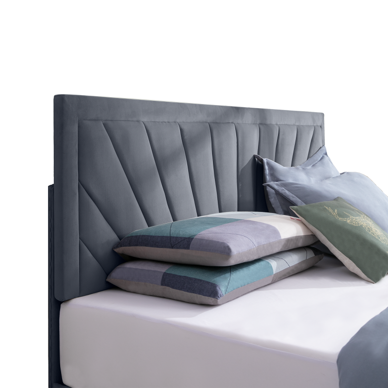 Cecer Modern Upholstered Velvet Bed Frame