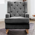 Cecer Modern Accent Rocking Chair with High Backrest
