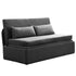 Cecer Armless Pull Out Sofa Bed With Mattress and Pillow