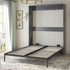 Cecer Modern Fold down Murphy Bed with Storage Shelves
