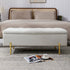 Cecer Velvet Bed Bench with Storage Space