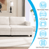ZAFLY 120” Oversized Sectional sofa, Deep Seat Couch with Wider Armrests, Corduroy Sleeper Sofa for Living Room