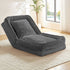 BALUS 71" Bean Bag Floor Sofa with 2 Soft Pillows, Human Dog Bed for Adult , Convertible Couch Bed , Artifical Fur,