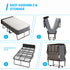 Puremind Folding Bed with 5 Inch Mattress Included, 75" x 31" Rollaway Bed for Adults, Space-Saving Portable Foldable Bed with Headboard (Upgraded)