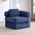 BALUS Convertible Futon Lazy Sofa, Single Floor Sleep Couch For Apartment/ Bedroom, Fold Out Sofa Bed, Corduroy