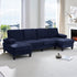 BALUS Convertible U/L Shape Sectional Sofa , Oversized 4 Seat Modular Couch for Living Room/ Apartment