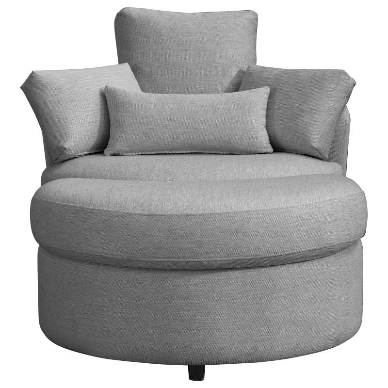 Cecer Swivel Accent Sofa Chair with Storage Ottoman