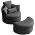 Cecer Swivel Accent Sofa Chair with Storage Ottoman