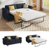 Puremind Pull Out Sofa Bed, Convertible 2-in-1 Sleeper Sofa Bed with Memory Foam Mattress, Upholstered Pull out Couch Bed, Loveseat Sleeper Sofa for Living Room/Apartment