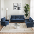 Puremind Living Room Furniture Sets, 3 Piece Sofa Set, Chenille Sectional Couches for Living Room/Apartment, Include Sofa, Loveseat and Armchair