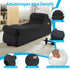 BALUS 68" Yoga Sofa With Three Pillows, Chaise Lounge Chair For Yoga,Corduroy,