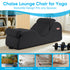 BALUS 68" Yoga Sofa With Three Pillows, Chaise Lounge Chair For Yoga,Corduroy,