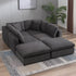 Modern Convertible Sectional Sofa Set