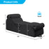 BALUS 68" Yoga Sofa With Three Pillows, Chaise Lounge Chair For Yoga,Corduroy,
