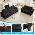 Puremind Sofa and Loveseat Set for Living Room, 2 Piece Sectional Sofa Set, Living Room Furniture Sets, Chenille Upholstered Sofa and Couch