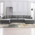 Modern Convertible Sectional Sofa Set