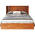 Cecer Queen Size Murphy Cabinet Bed with Mattress