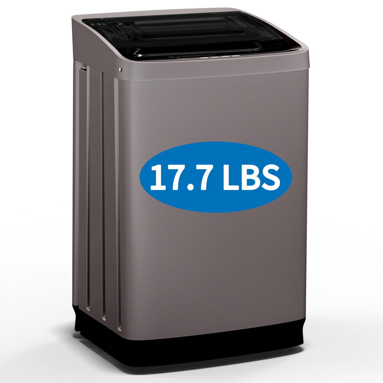 TABU 19lbs Portable Washing Machine,2.5 Cu.ft Full Automatic Washing Machine,Top Load,White