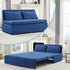 Puremind 3 in 1 Pull Out Sofa Bed, Queen Size Convertible Sleeper Sofa, Corduroy Loveseat Couch Bed with Pillows for Living Room/Apartment