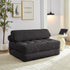 BALUS Full Size Boneless Futon Couch Bed, No Assembly Floor Mattresses for Sleeping, Dorm Sofa Bed for Apartment/ Living Room, Corded