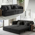 Puremind 78"W 3 in 1 Pull Out Sofa Bed, Queen Sleeper Couch with Side Pockets, Sofa with Pull Out Bed for Living Room/Apartment/Small Spaces