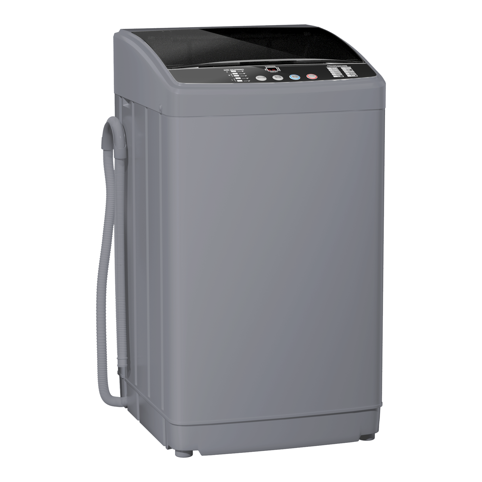 TABU 19lbs Portable Washing Machine,2.5 Cu.ft Full Automatic Washing Machine,Top Load,White
