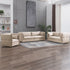 Mjkone Modern Reversible Sectional Sofa Set with Adjustable Armest