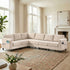 Puremind L Shaped Sofa, Oversized 5 Seat Corner Sofa with Side Pockets, Sectional Couches for Living Room/Apartment