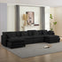 BALUS Convertible Modular Sofa with Ottoman, U Shaped Sectional Couch for Living Room, Apartment 5-Seat Mordern Couch