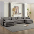 BALUS Convertible Modular Sofa with Ottoman, U Shaped Sectional Couch for Living Room, Apartment 5-Seat Mordern Couch