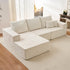 Puremind 108” Modular Sectional Sofa, Cloud Sectional Couch with Deep Seat, L-Shaped Sofa Couch with Chaise for Living Room/Apartment