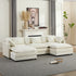 BALUS Convertible Modular Sofa with Ottoman, U Shaped Sectional Couch for Living Room, Apartment 5-Seat Mordern Couch