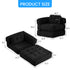 Puremind Folding Sofa Bed, Convertible Floor Couch for Adults and Kids, Corduroy Foldable Futon Sofa Bed with Armrest for Living Room/Bedroom