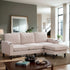 Cecer Sectional Sofa with Storage Ottoman, 3-Seat L-Shaped Couch with Cup Holders for Living room, Small Space