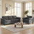 Puremind 3 Piece Living Room Sofa Set, Sectional Couch Sets, 3-Seat Sofa with Loveseat and Armchair Furniture Sets for Living Room/Apartment