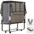 BALUS Folding Bed with Mattress ,Portable Foldable Roll Away Adult Bed for Guest ,Fold up Bed with Memory Foam Mattress