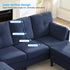 BALUS Convertible U/L Shape Sectional Sofa , Oversized 4 Seat Modular Couch for Living Room/ Apartment