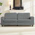 CECER 85" 3 Seater Sofa and Couch with USB ports and Side pockets, Comfy Corduroy Oversized Loveseat Deep Seat Sofa for Apartment,Living Room