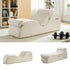 BALUS 68" Yoga Sofa With Three Pillows, Chaise Lounge Chair For Yoga,Corduroy,