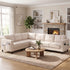 Puremind L Shaped Sofa, Oversized 5 Seat Corner Sofa with Side Pockets, Sectional Couches for Living Room/Apartment