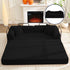 Puremind Convertible Folding Sofa Bed, Corduroy Sleeper Sofa, Foldable Floor Couch with Pull Out Bed for Living Room/Small Space