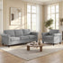 Puremind 3 Piece Living Room Sofa Set, Sectional Couch Sets, 3-Seat Sofa with Loveseat and Armchair Furniture Sets for Living Room/Apartment