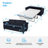 Mjkone Queen Size Convertible Pull Out Sleeper Sofa Bed with Mattress for Living Room, Apartment or Office