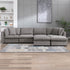 Modern Convertible Sectional Sofa Set