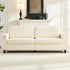 CECER 85" 3 Seater Sofa and Couch with USB ports and Side pockets, Comfy Corduroy Oversized Loveseat Deep Seat Sofa for Apartment,Living Room